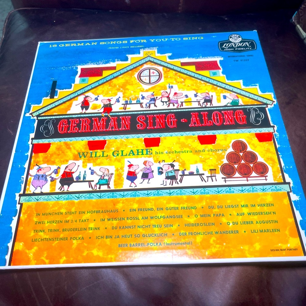 German Sing-Along Vinyl Record